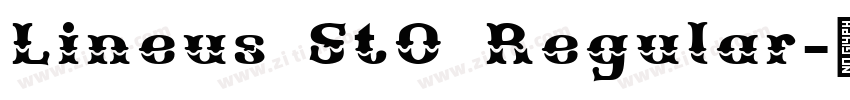 Lineus StO Regular字体转换